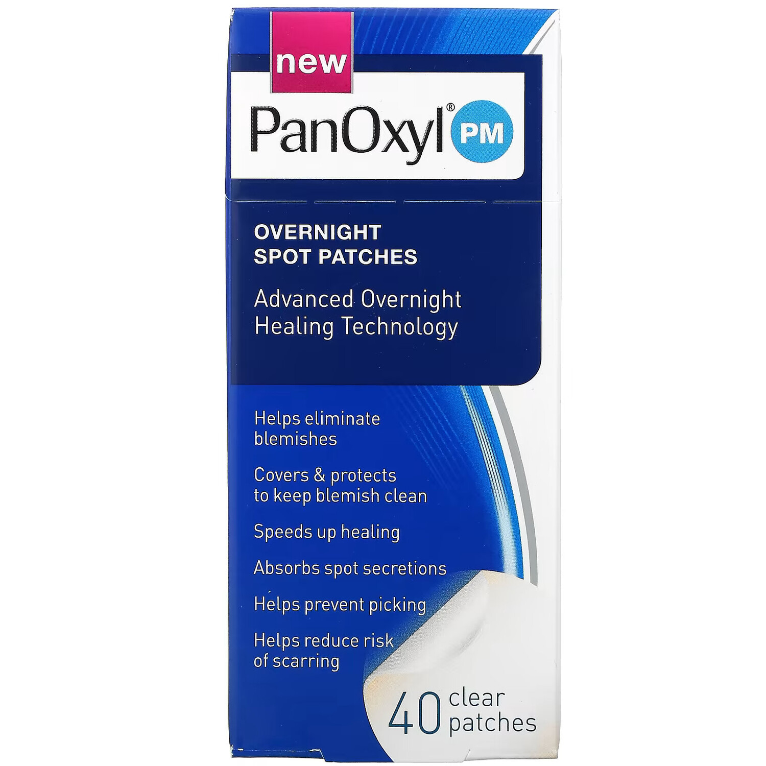 

Ночные точечные пластыри PanOxyl, 40 прозрачных пластырей