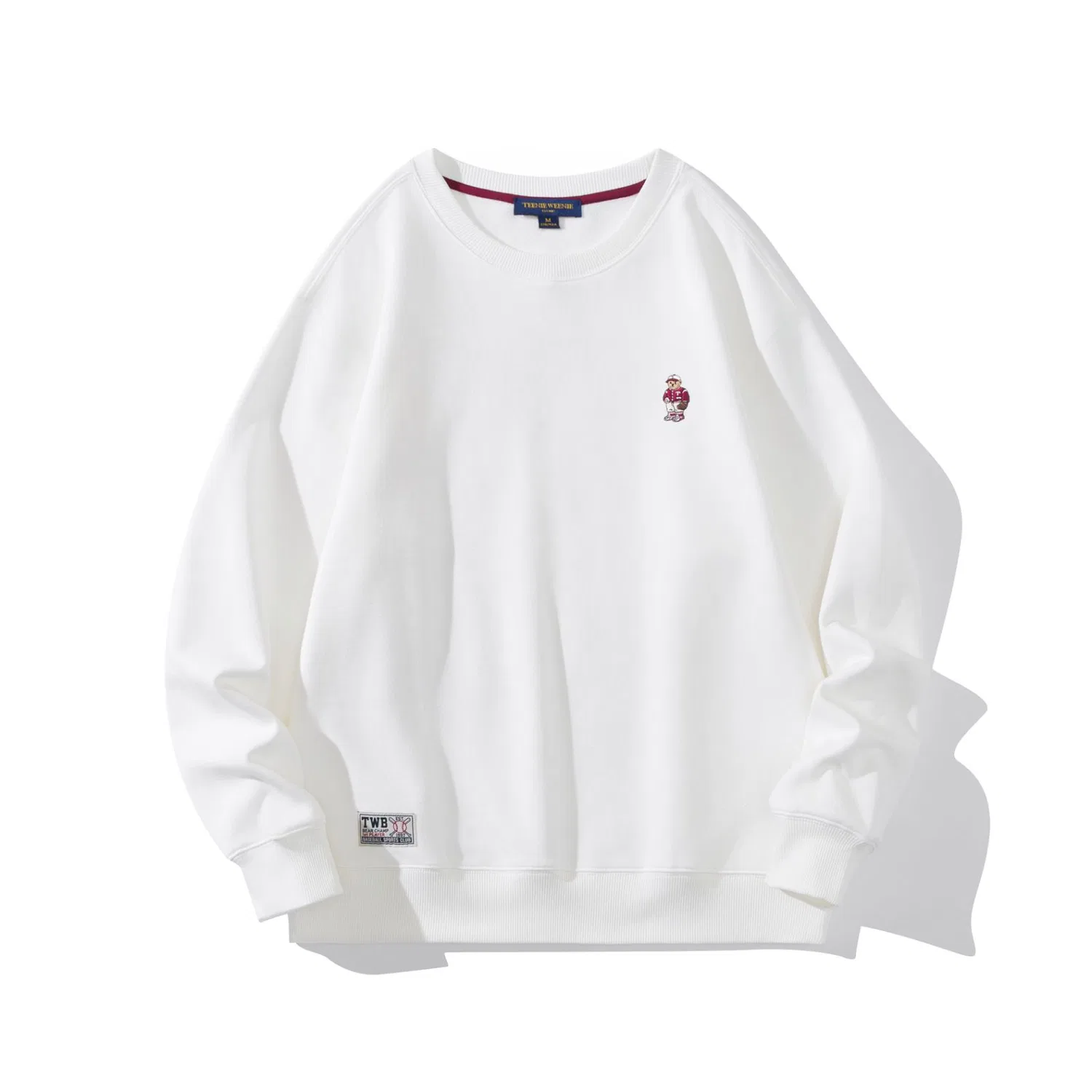 Детская толстовка с принтом Evergreen Preppy Style Teenie Weenie Men, Melnor Burgundy — фото 4