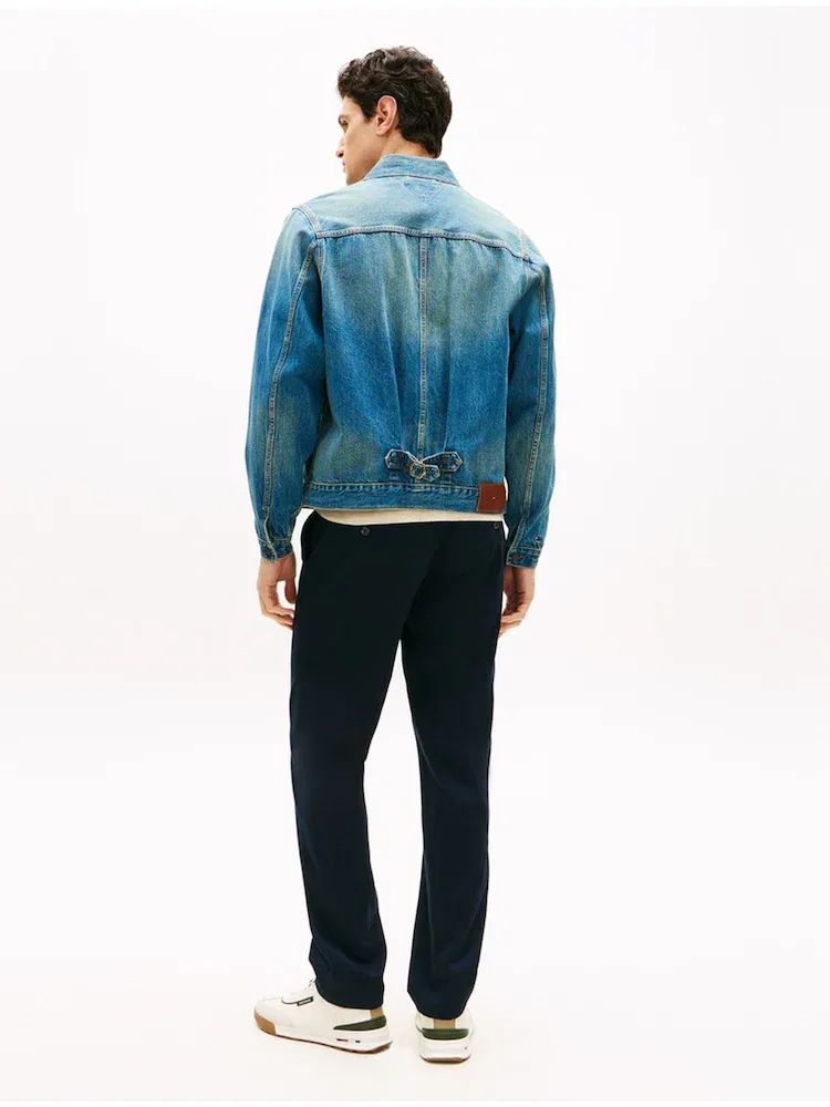 Джинсовая куртка Indigo Trucker TOMMY HILFIGER, Blue — фото 3