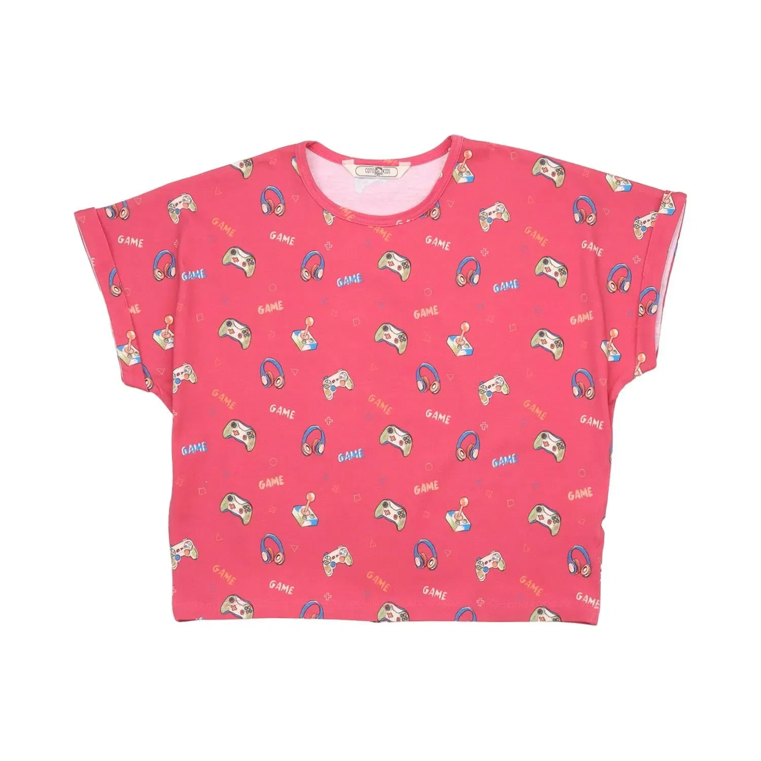 Футболка с принтом Game-T-Shirt Walkiddy, разноцветный