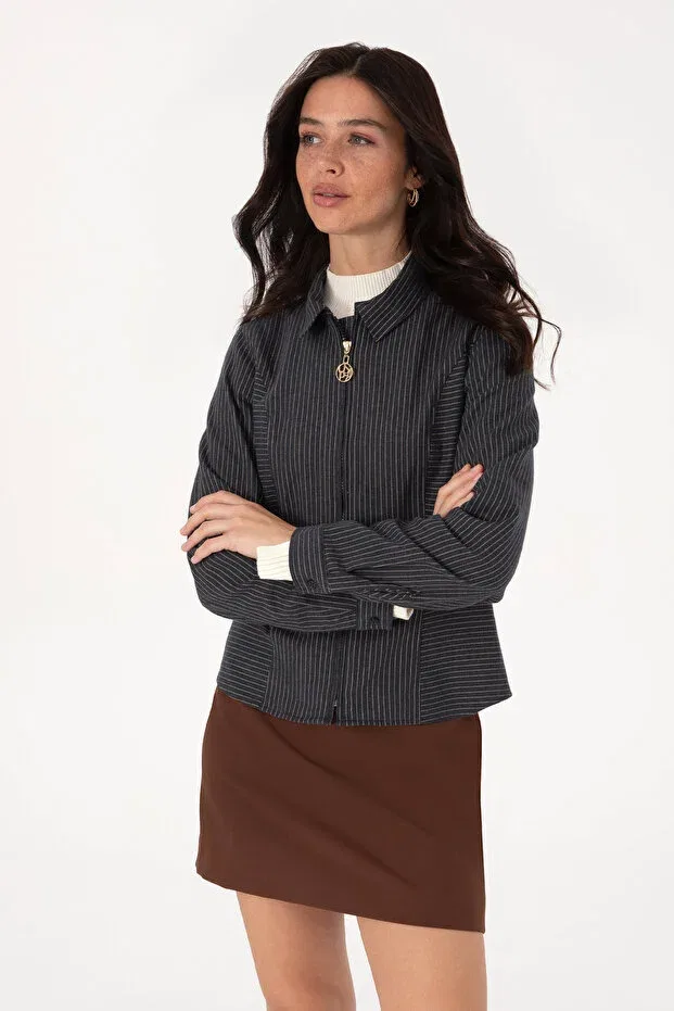 Женское пальто с длинным рукавом U.S. Polo Assn., Navy Blue — фото 3