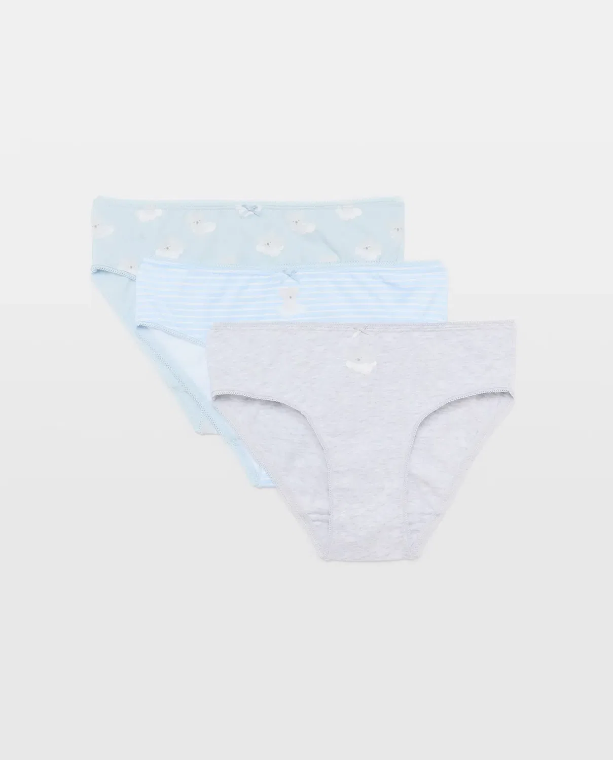 Детский комплект трусов для девочек с принтом Cotton Juice, Multicolor
