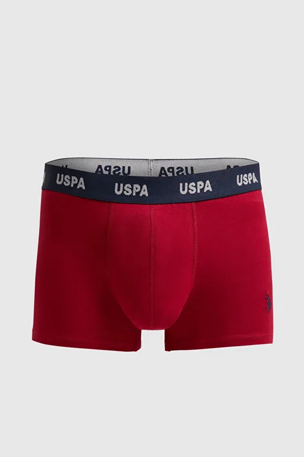 Мужские боксеры из текстиля U.S. Polo Assn., Red — фото 3