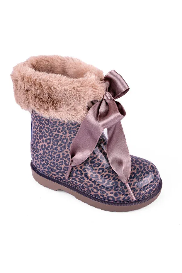 Детские сапоги для девочек непромокаемые Rain boots bimbi leo soft w10338 Igor, Taupe — фото 3