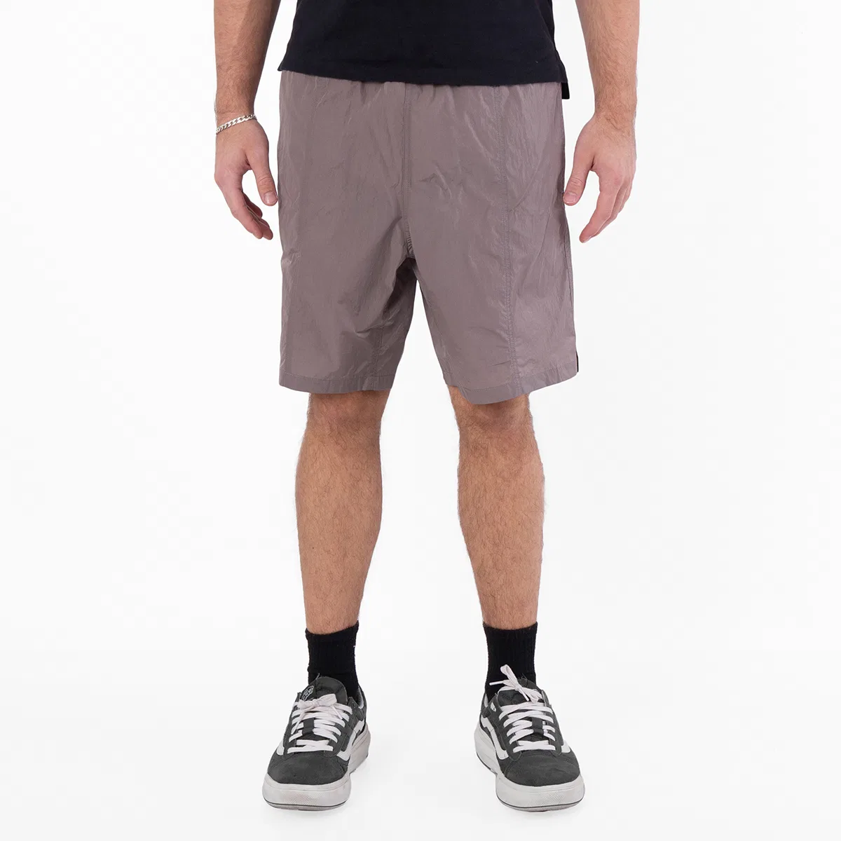 Плавки из нейлонового канваса Nylon Canvas Swim Shorts Ami Paris, Beige