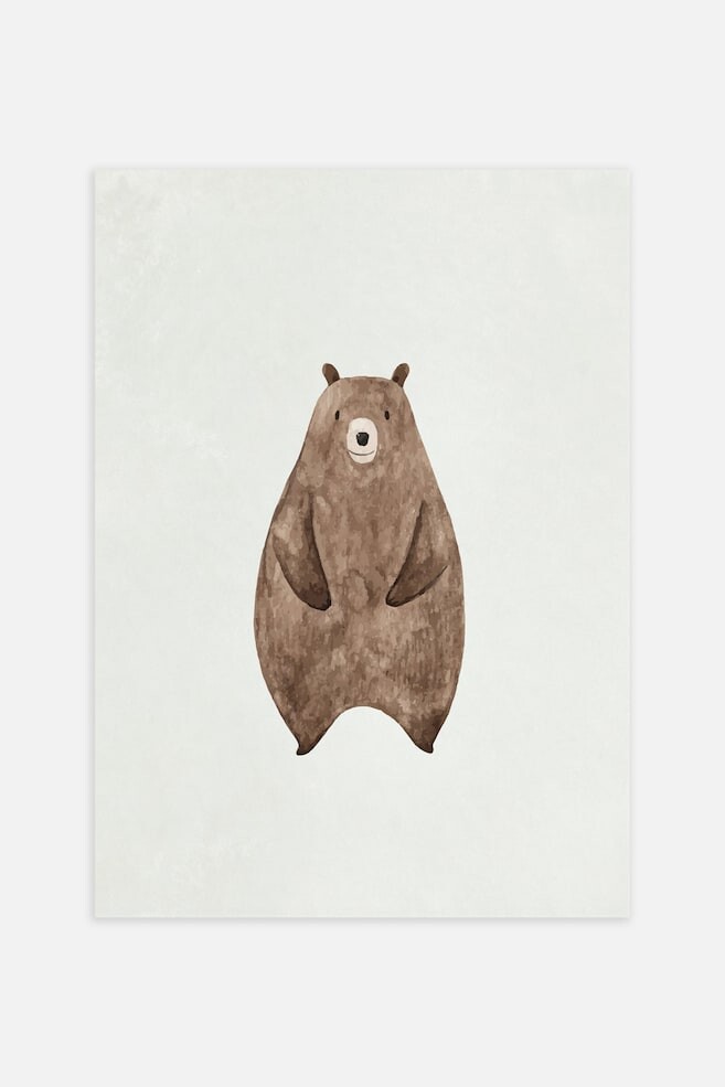 

Плакаты с маленькими медведями Postery, 30x40 см, коричневый