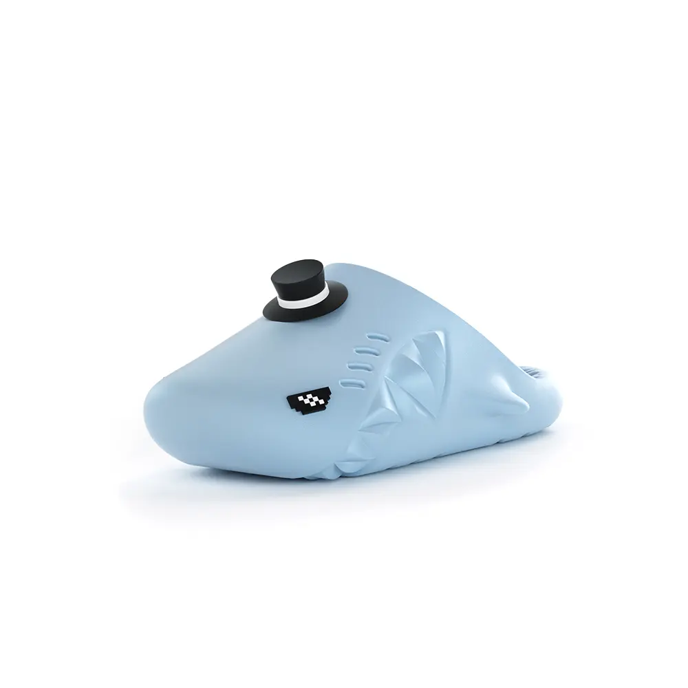 

HelloSlippers Шаркикс Мьюл Софт Деним Кеп, закрытые тапочки унисекс — синие, цвет Blue