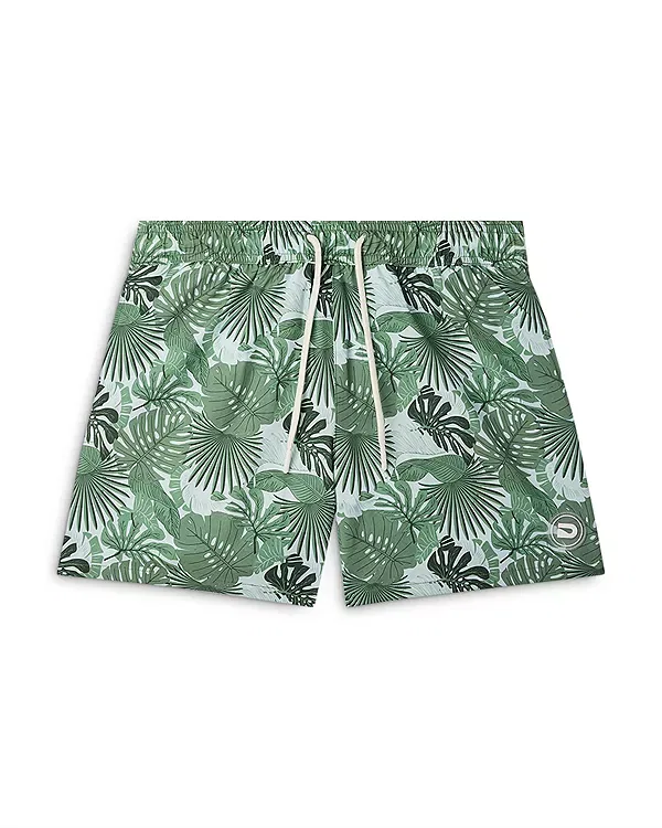 Детские плавки для мальчиков с принтом Jungle Palms The Drip Shop, зеленый