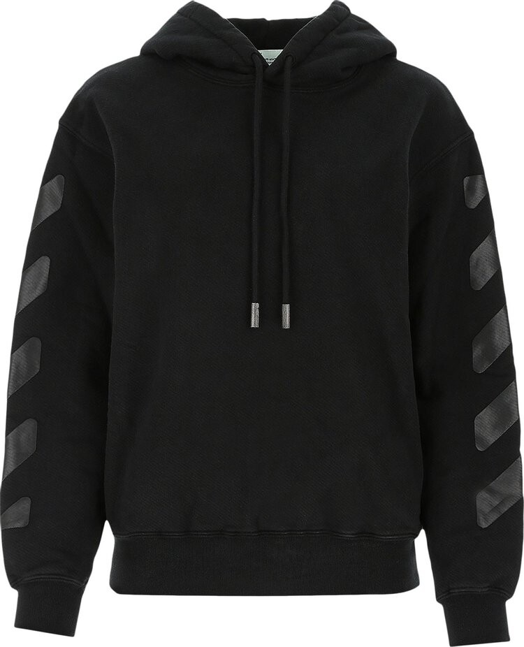 

Худи Off-White Diag Oversize Hoodie 'Black', черный