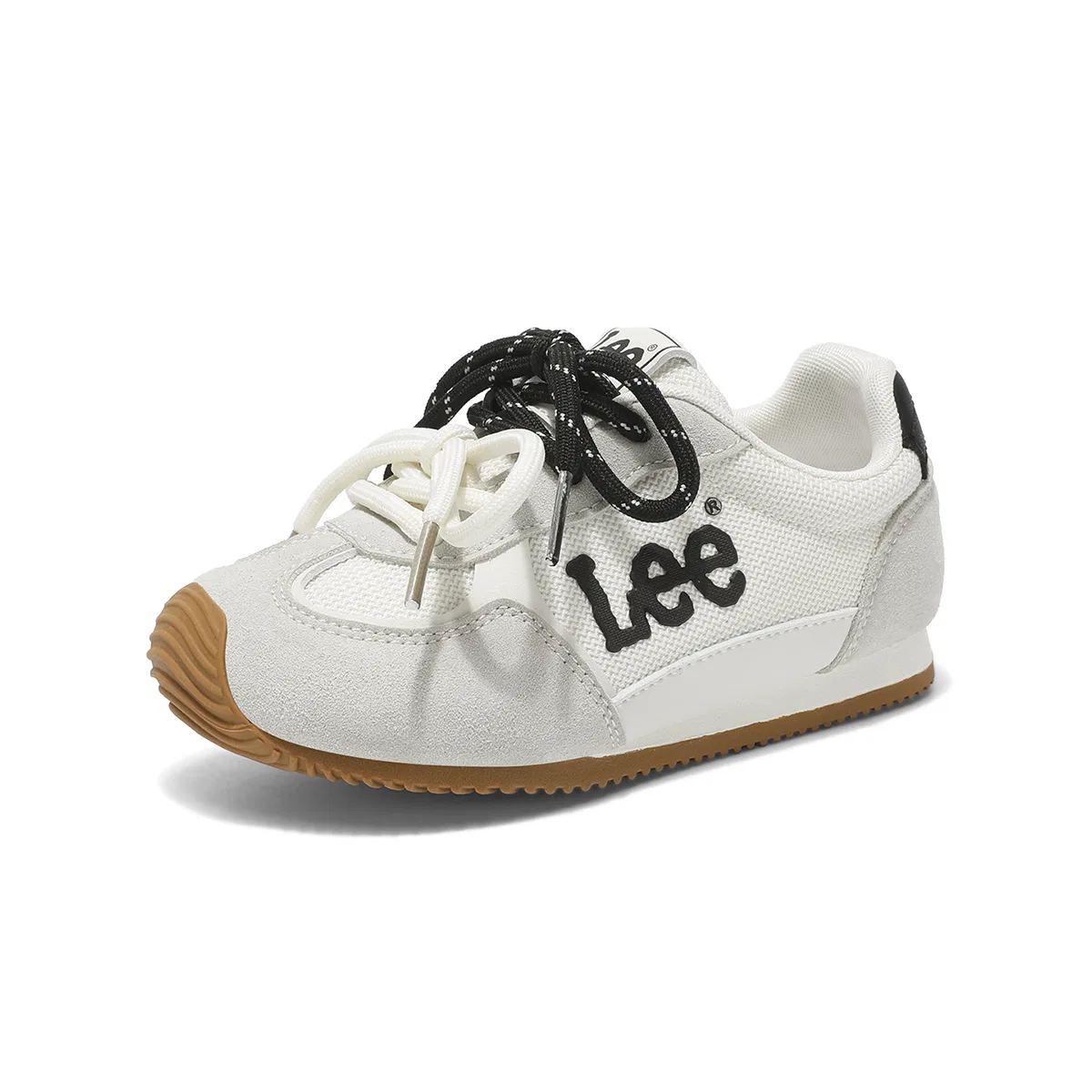 Детские кроссовки с замшевым верхом и сеткой Suede Mesh Low Top Running Shoes Lee, Purple — фото 4