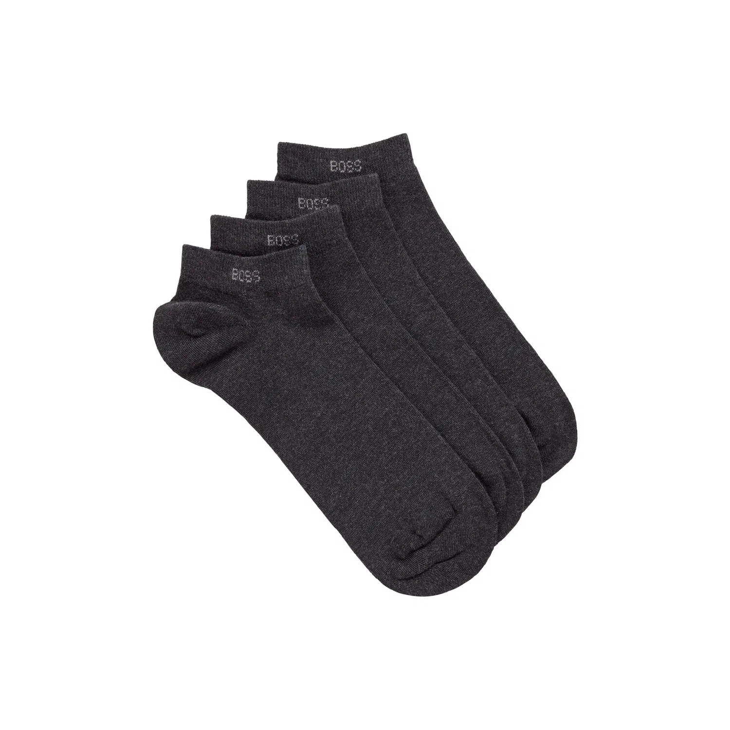 Мужские низкие носки-следки с усиленными зонами BOSS, Dark Grey