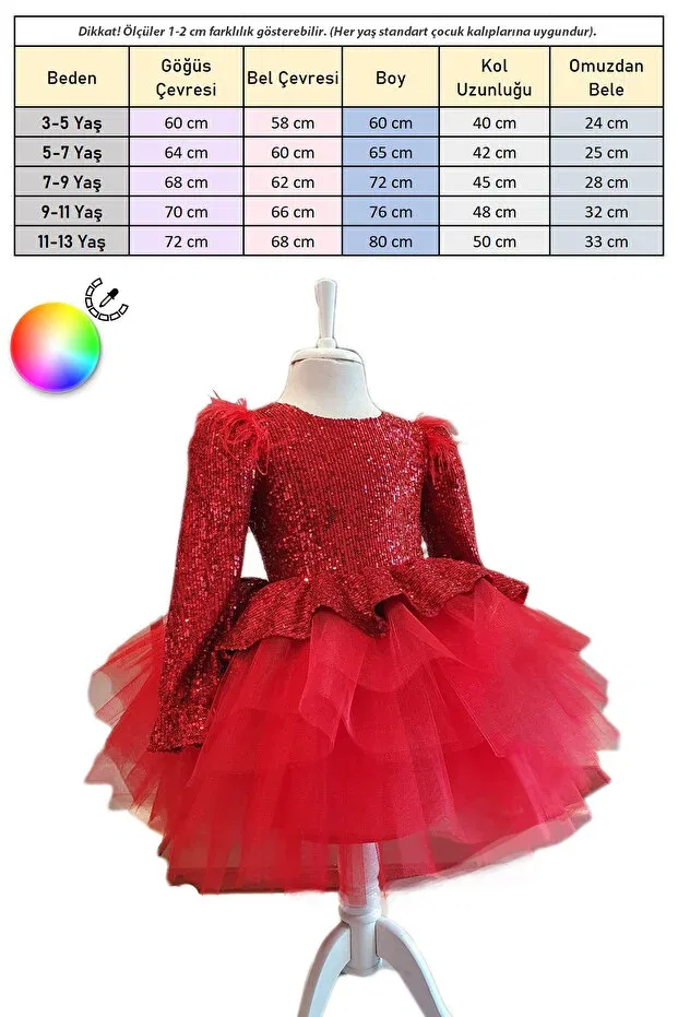 Детское платье для девочек с длинным рукавом Egolika Kids, Pink — фото 3
