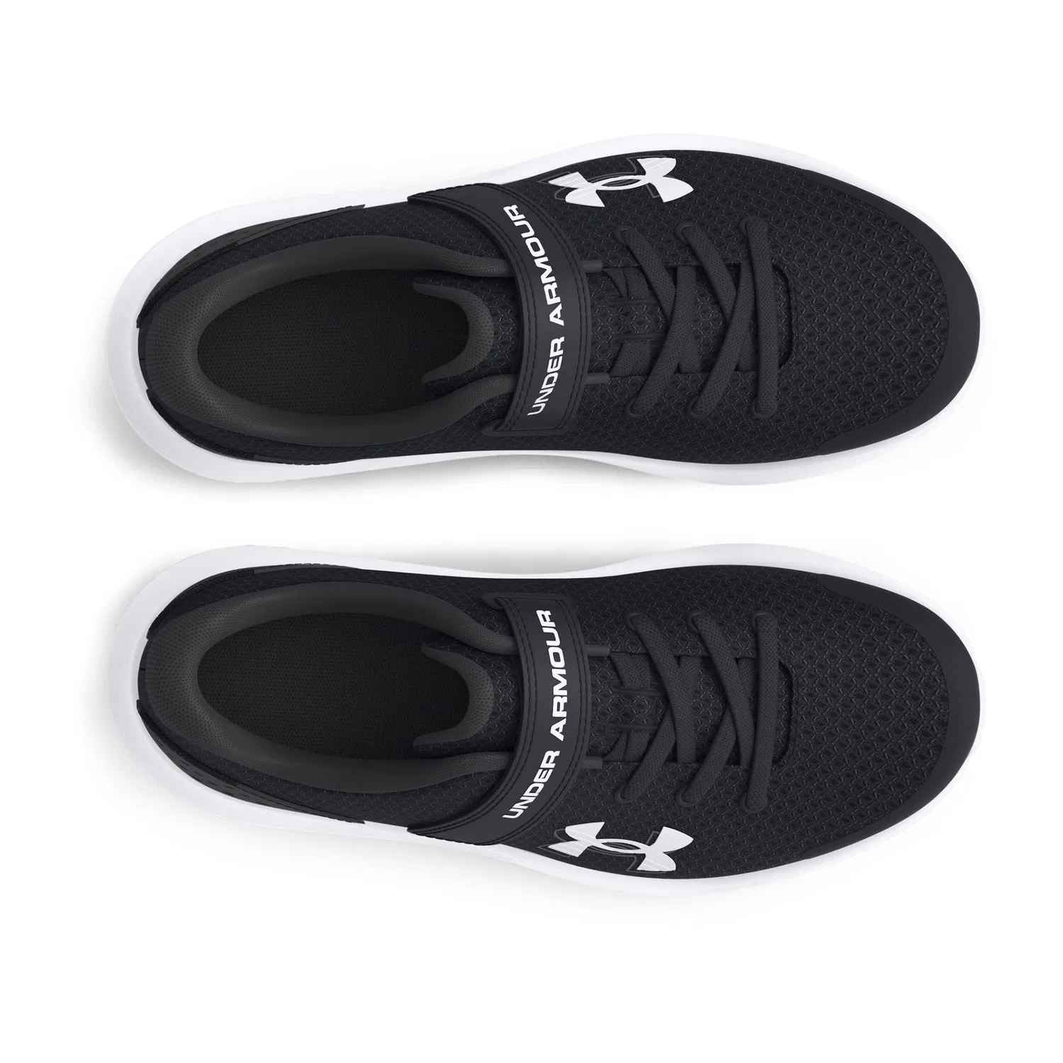 Детские кроссовки для бега с сетчатым верхом Under Armour Ua Bps Surge 4 Ac, Red/Black/Black — фото 4