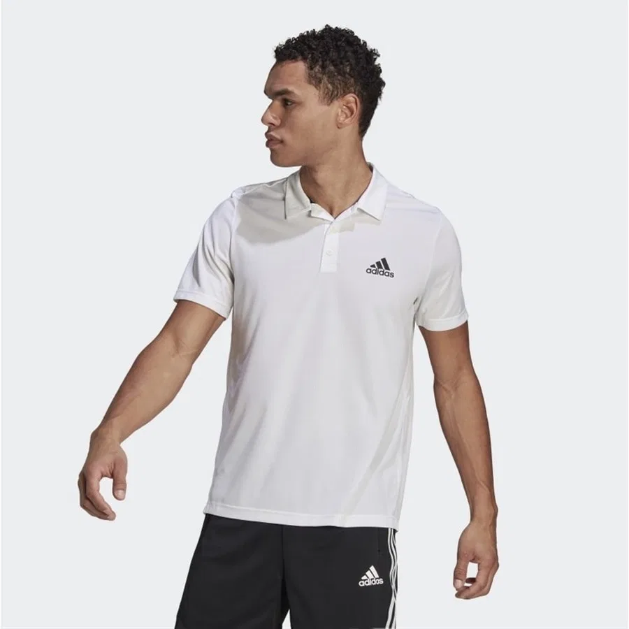 Мужская polo-футболка с коротким рукавом Aeroready Designed to Move adidas, Белый