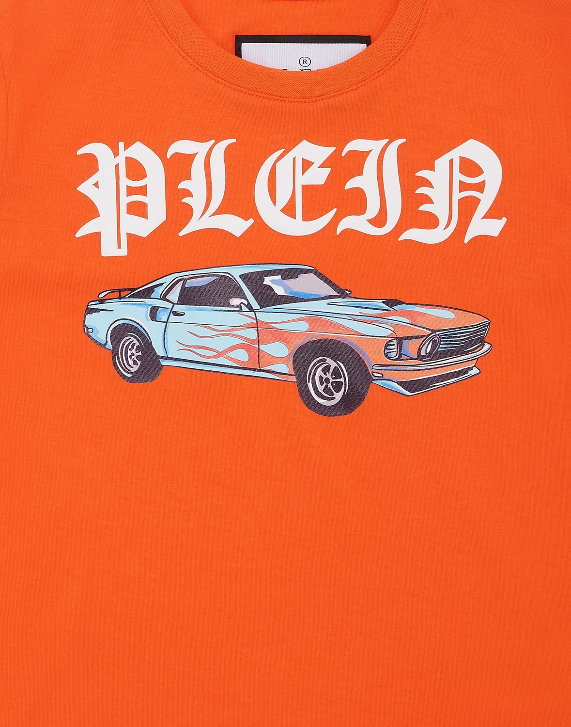 Детская футболка для мальчиков с принтом гоночных машин Cars Racing PHILIPP PLEIN, White — фото 3