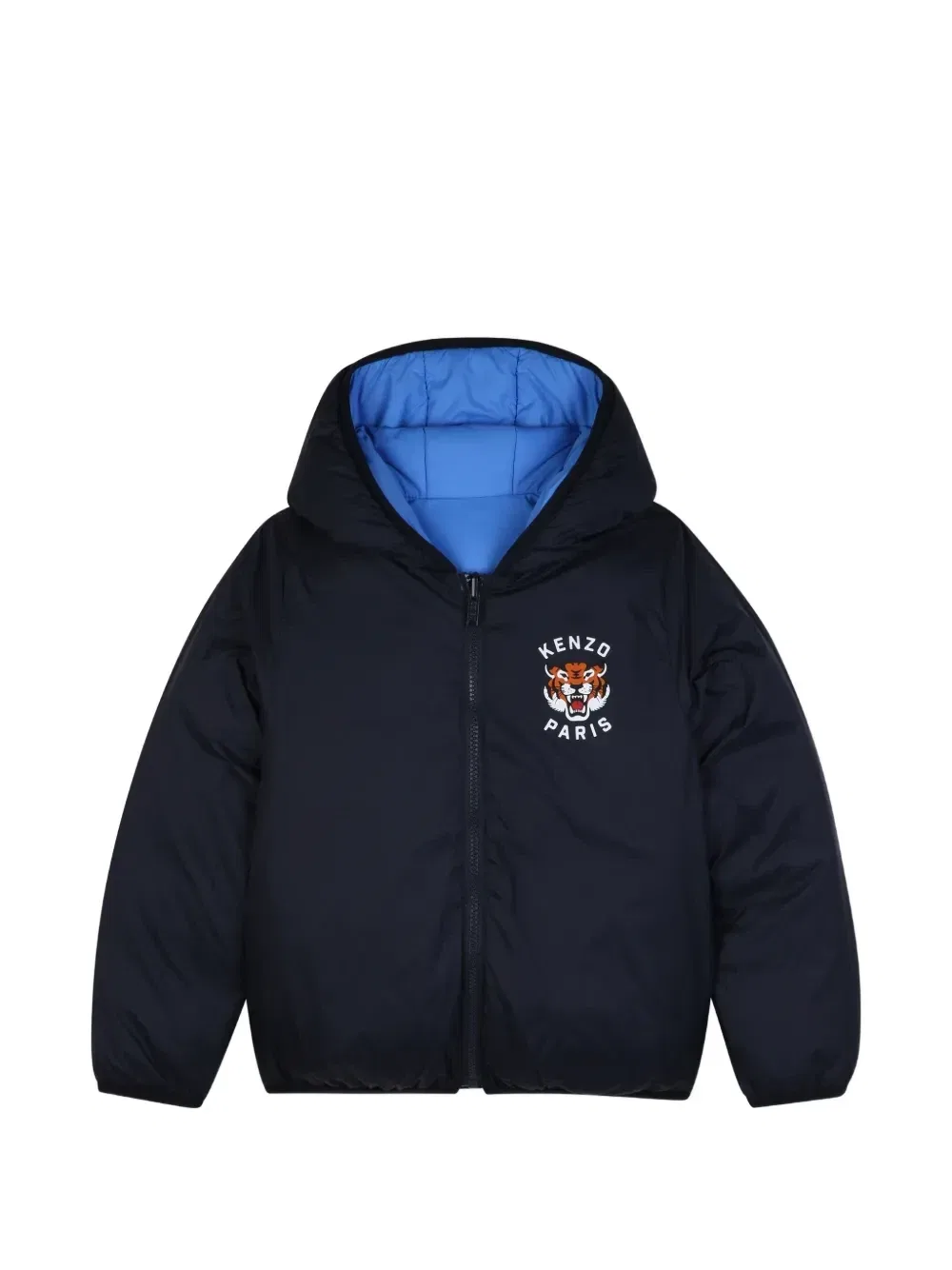 Двусторонний пуховик Kenzo Kids, черный