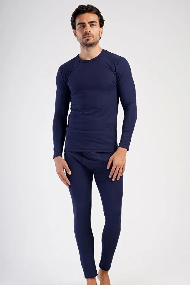 Детское термобелье для мальчиков с длинным рукавом Avastyle, Navy Blue