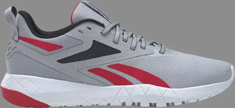 

Кроссовки flexagon force 4 'grey vector red' Reebok, серый