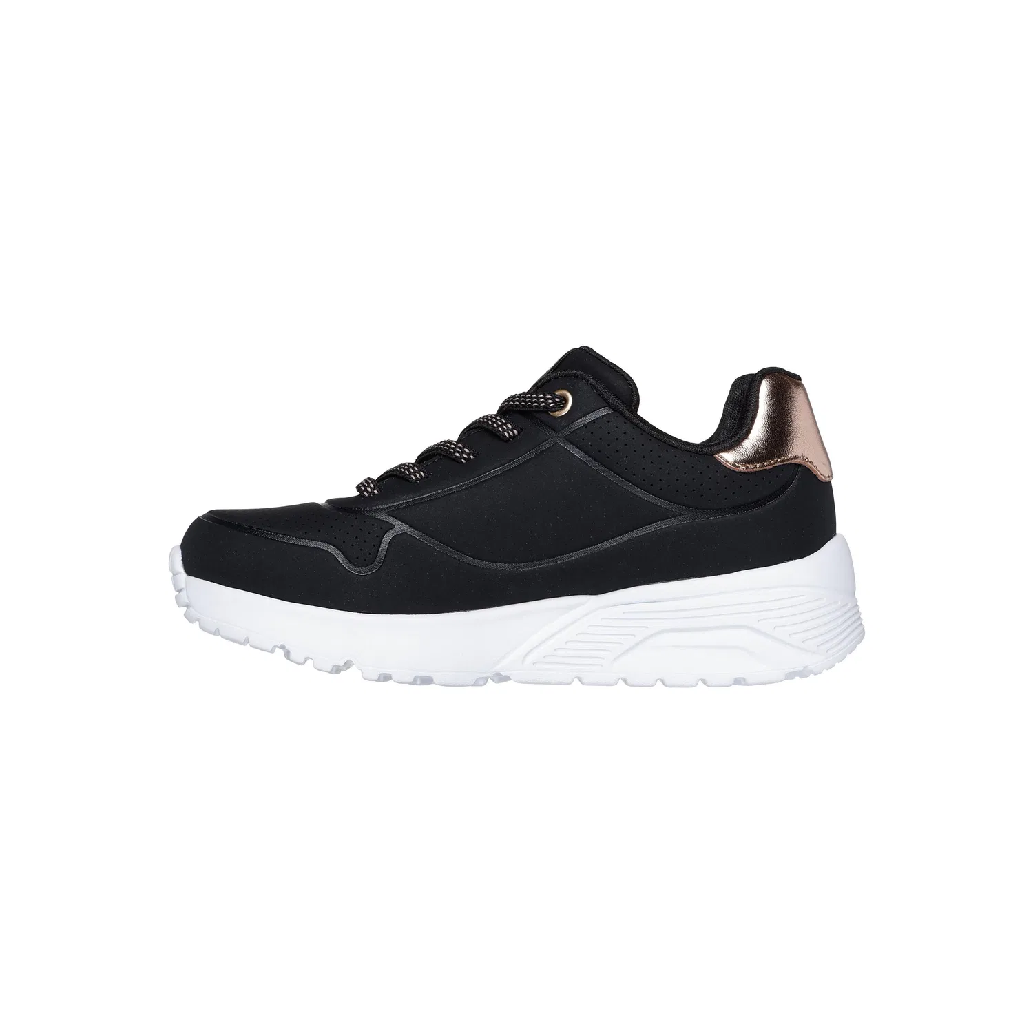 Детские кроссовки с металлическим эффектом Uno Lite Metallic Mode Skechers, Schwarz