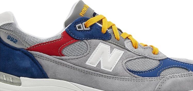 Кроссовки New Balance DTLR x 992 Made in USA 'Varsity', серый — фото 3