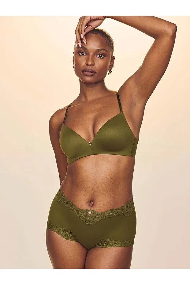 Женский бюстгальтер без косточек Victoria'S Secret, Khaki — фото 4