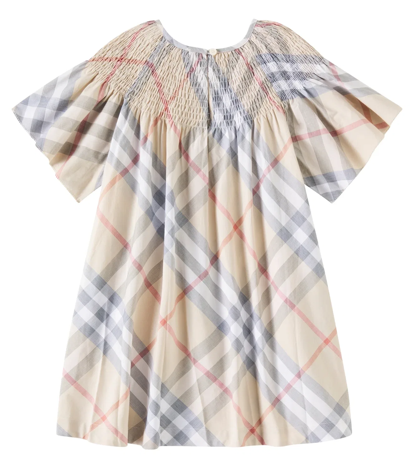 Нарядное платье в клетку Burberry Kids, Pale Stone Ip Check — фото 4