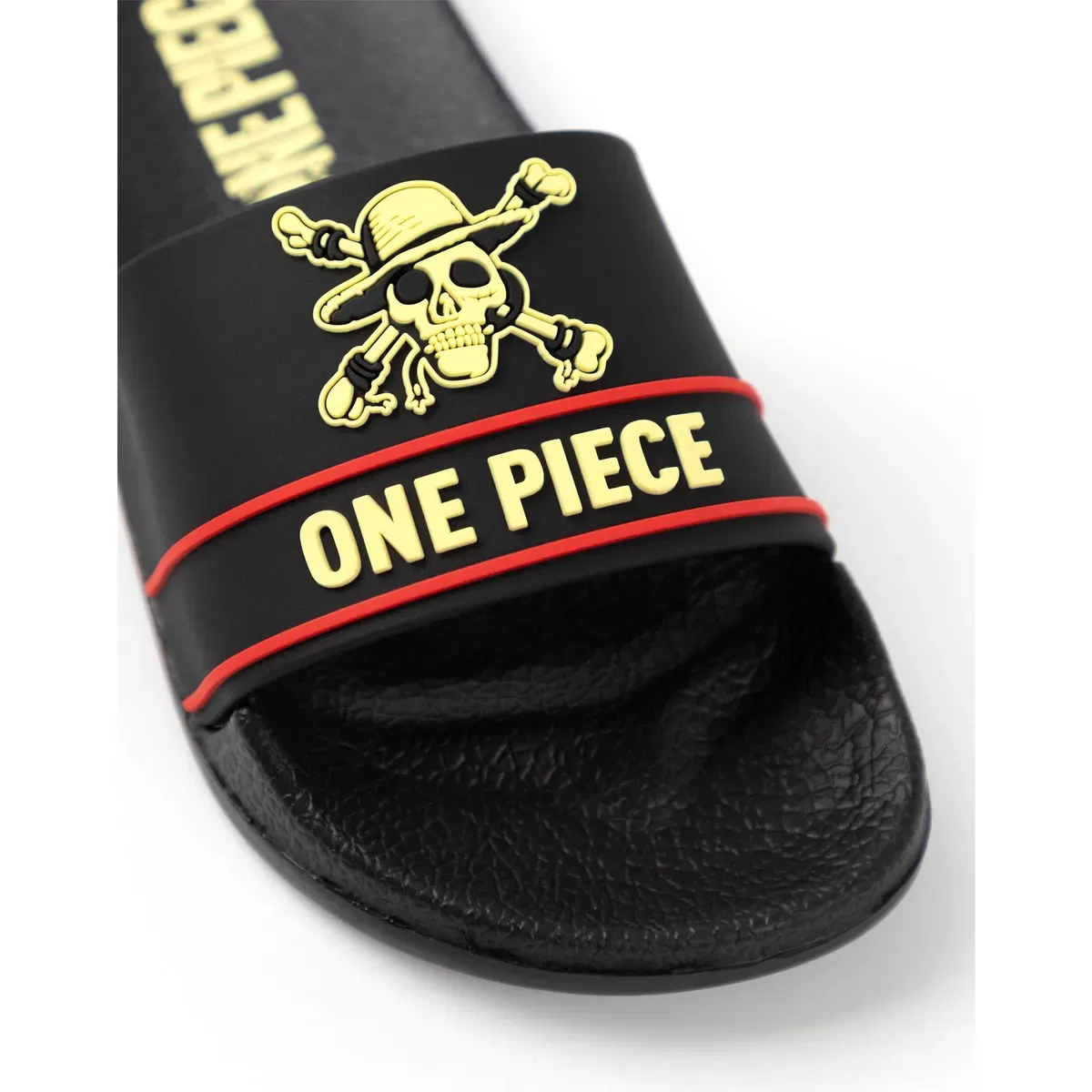 Детские шлепанцы для мальчиков с логотипом One Piece, Black — фото 3