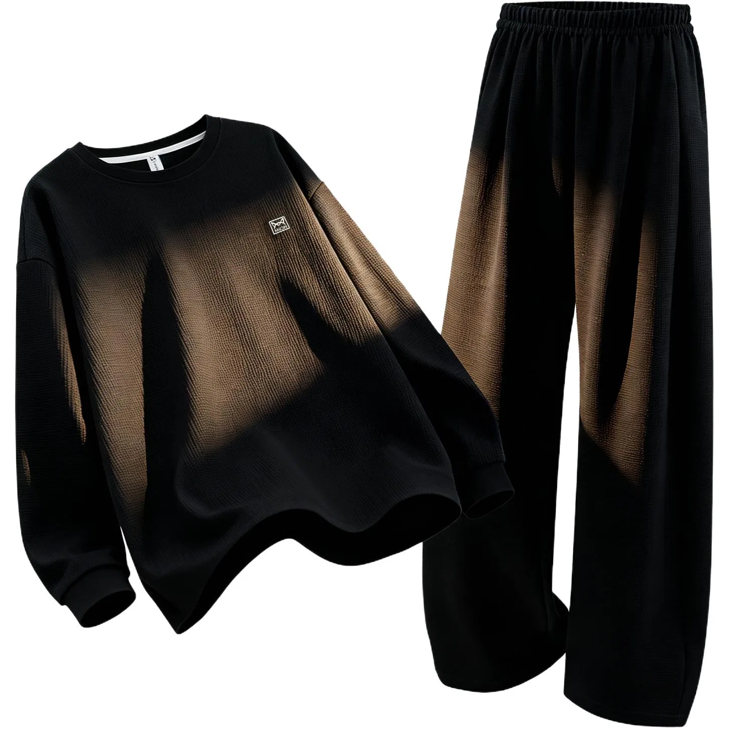 Детский комплект пижам с принтом Dark Brown-Boy Set MIIOW