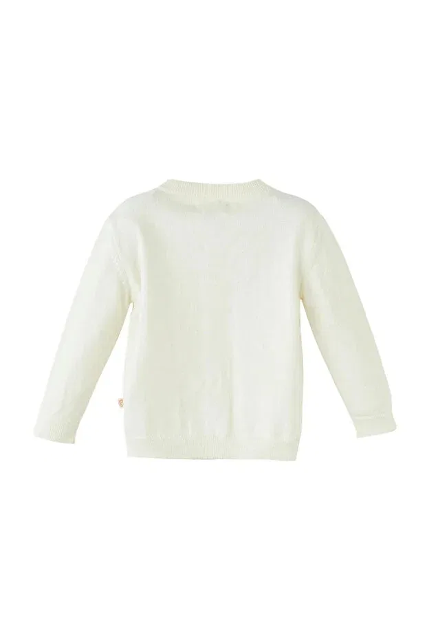 Детский кардиган для девочек хлопковый My Lorin Kids Store, Nude Color — фото 2