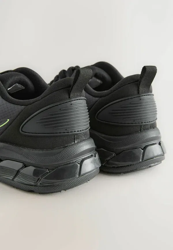 Кроссовки на шнуровке Regular fit - elastic lace trainers Next, Grey, серый — фото 4