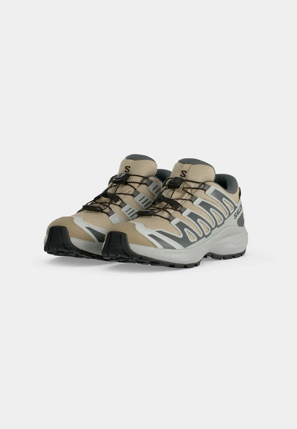 Ботинки походные Salomon XA Pro унисекс, водонепроницаемые, White Pepper/Gray Violet/Black — фото 3