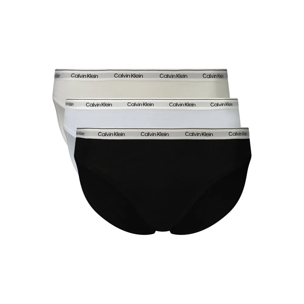Женские трусы-бикини хлопковые комплект из 3 штук Calvin Klein, Blue