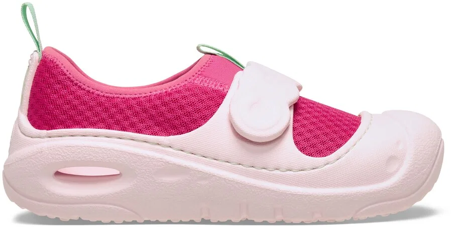 Пляжные и бассейные сандалии Crocs в розовом и розовом цветах — фото 2