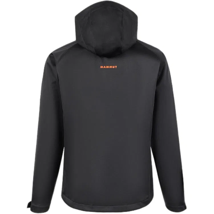 Детская софтшелл-куртка Unisex с капюшоном MAMMUT, Sage Green/Silver Sage — фото 4