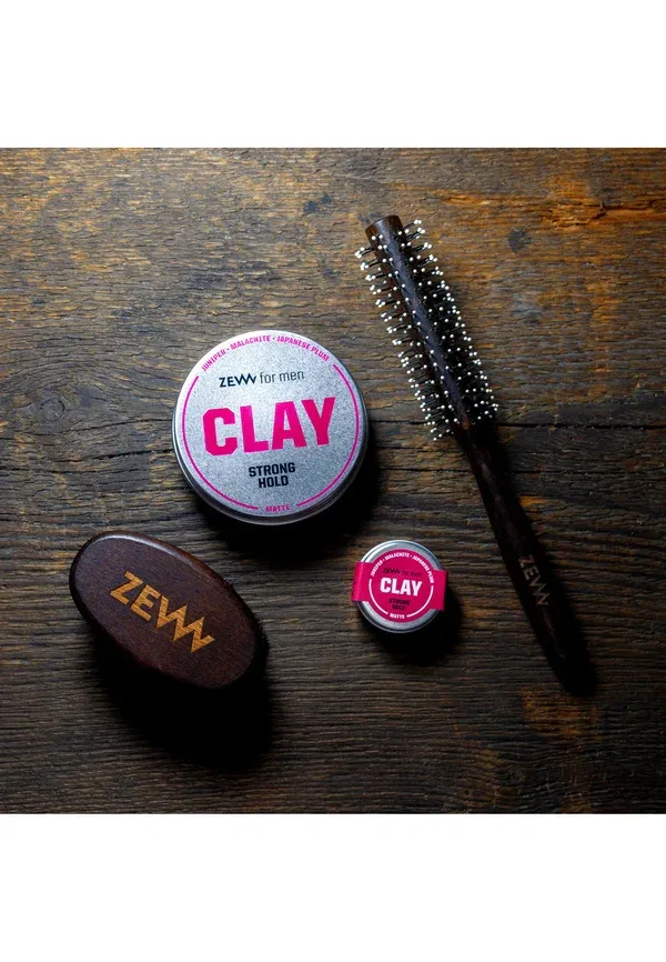 Стилизующий крем для волос Matt Clay Strong Hold Japanese Plum, Zew For Men, 100 мл, Silver — фото 3