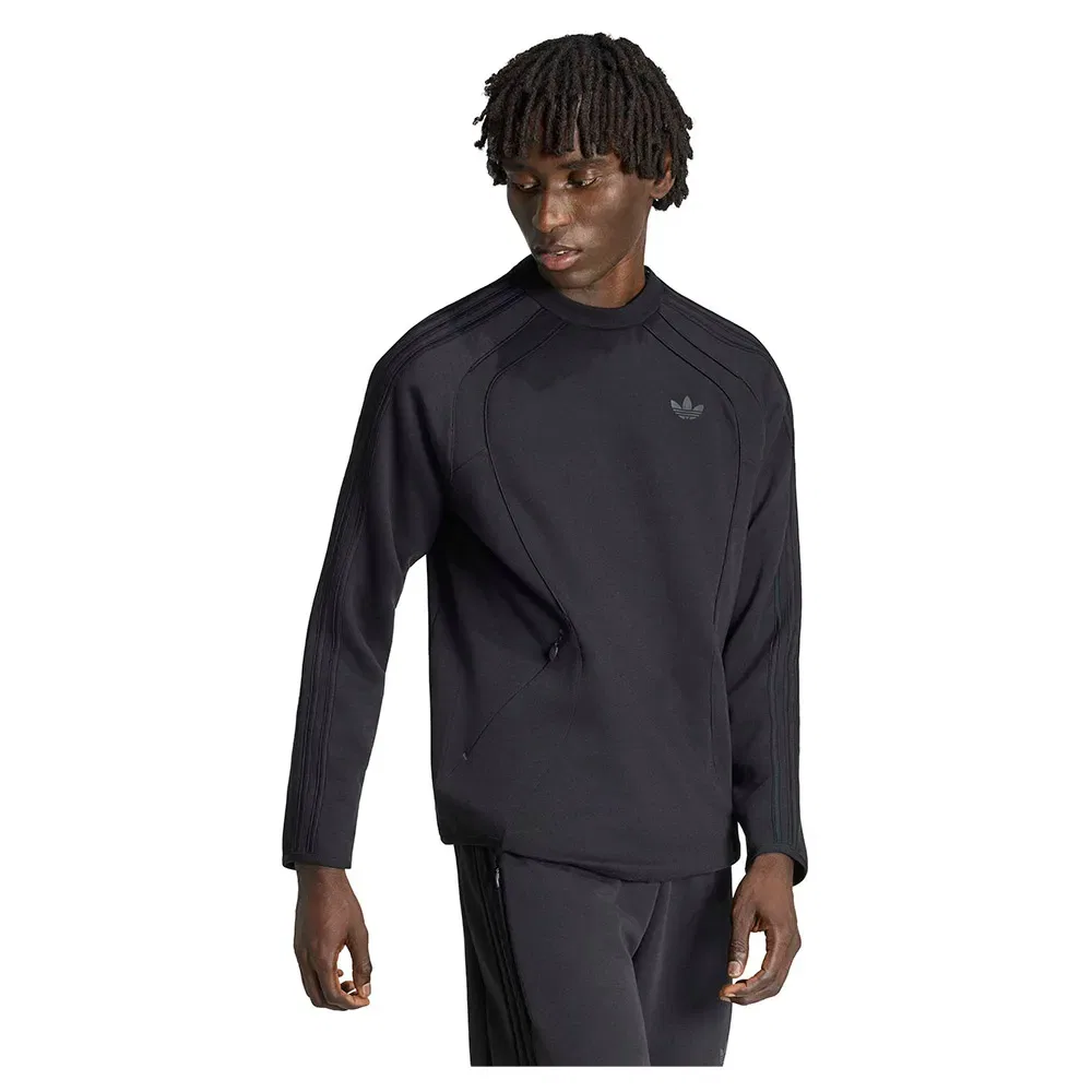 Мужской свитшот с принтом Spacer Teamgeist 26 Cutline Crew Adidas Originals, Grey