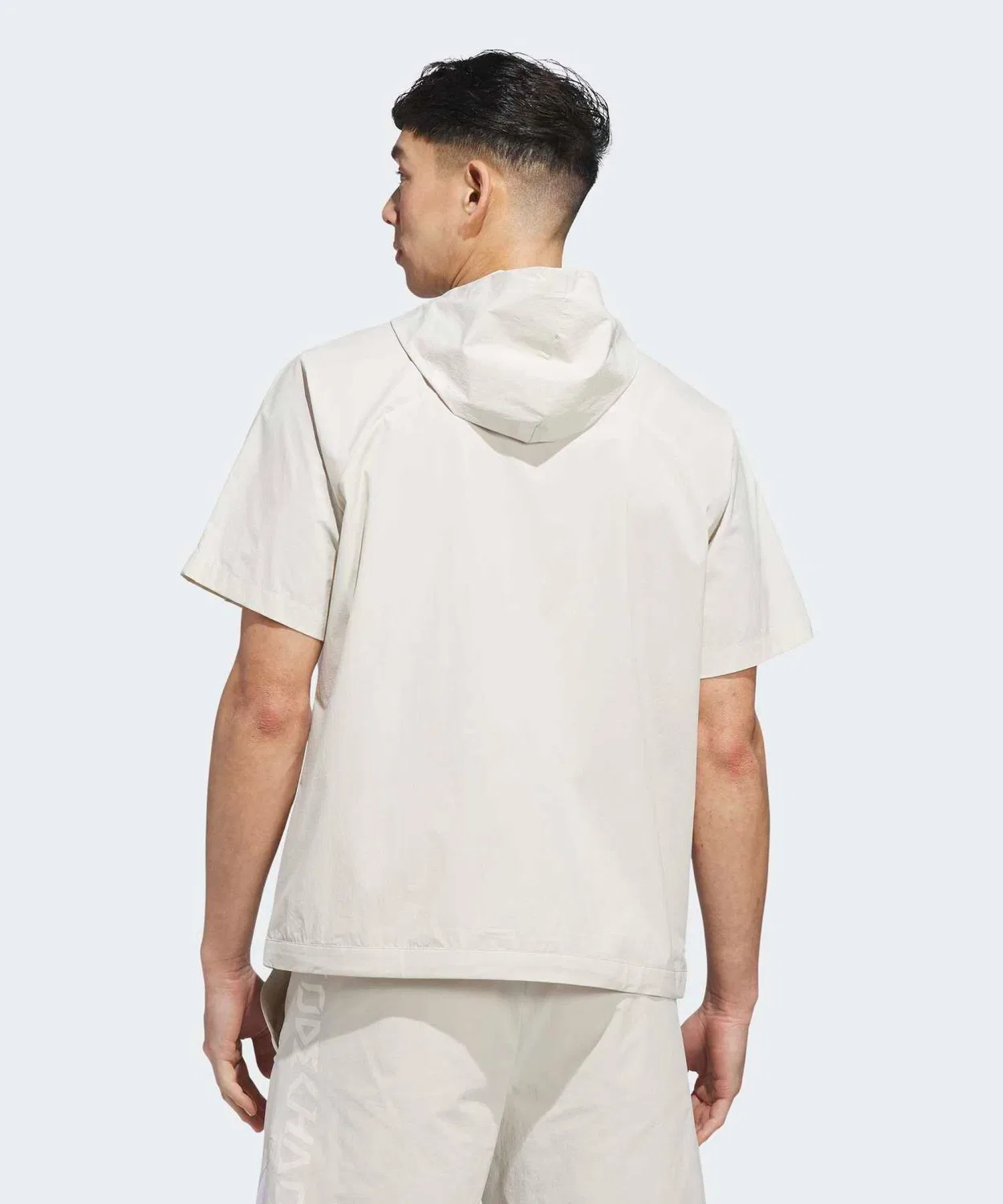 Мужская куртка с капюшоном из легкого материала Code Chaos Adidas, Cream — фото 2