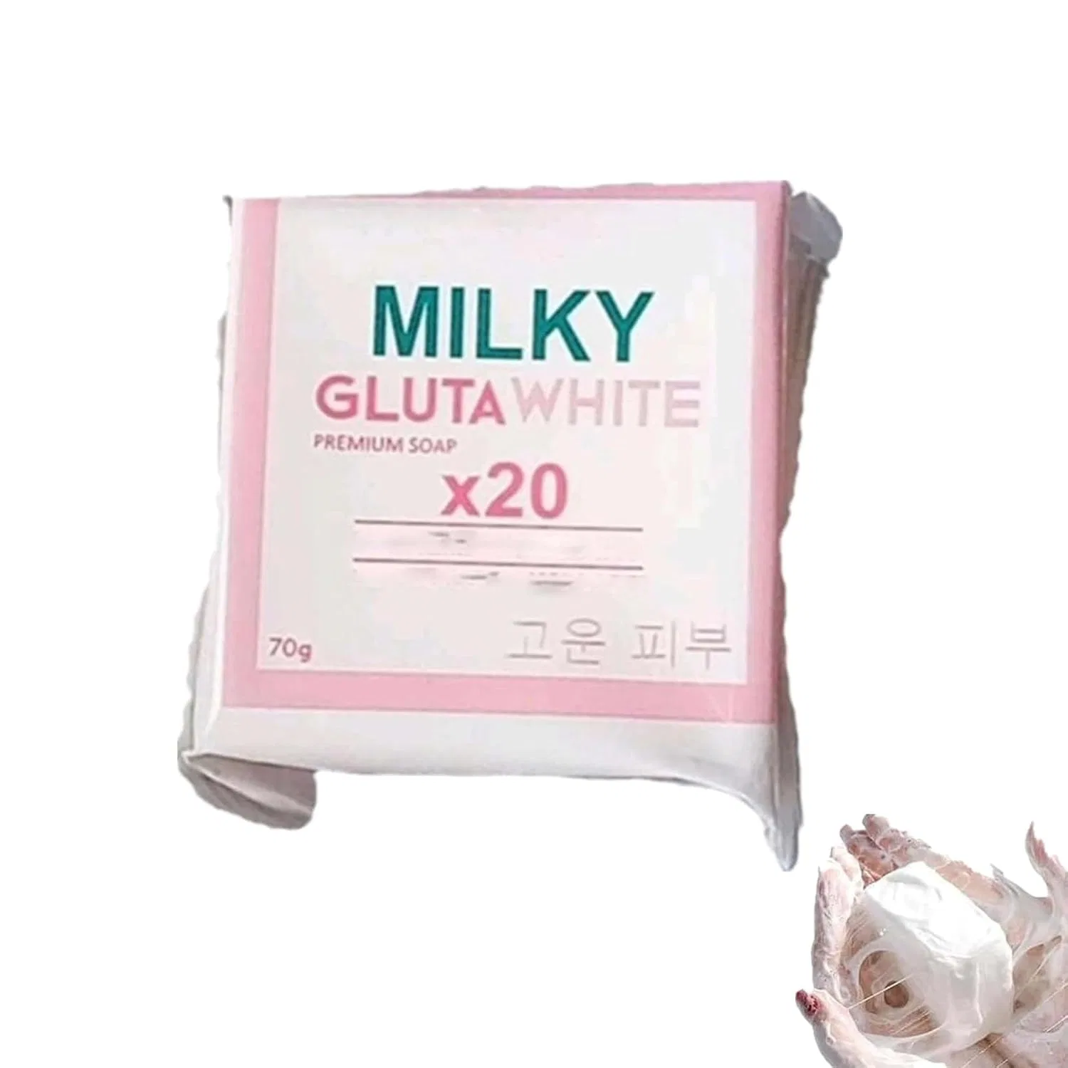 Мыло твердое Milky Gluta White Soap, 70 г Generisch