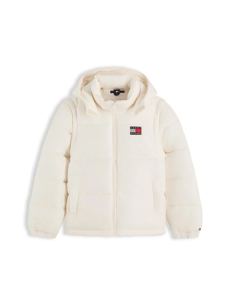 Зимняя куртка TOMMY HILFIGER 'Heritage', кремовый