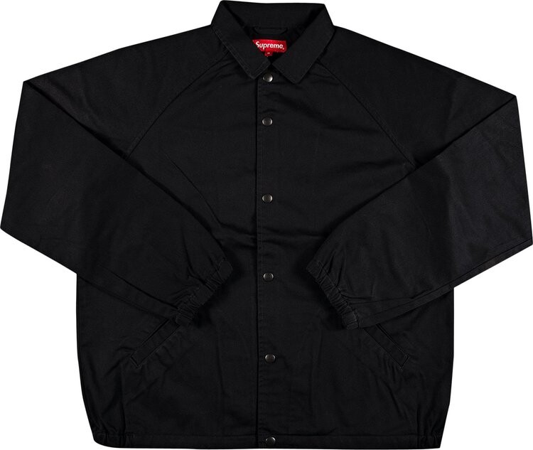 

Куртка Supreme x ANTIHERO Snap Front Twill Jacket 'Black', черный