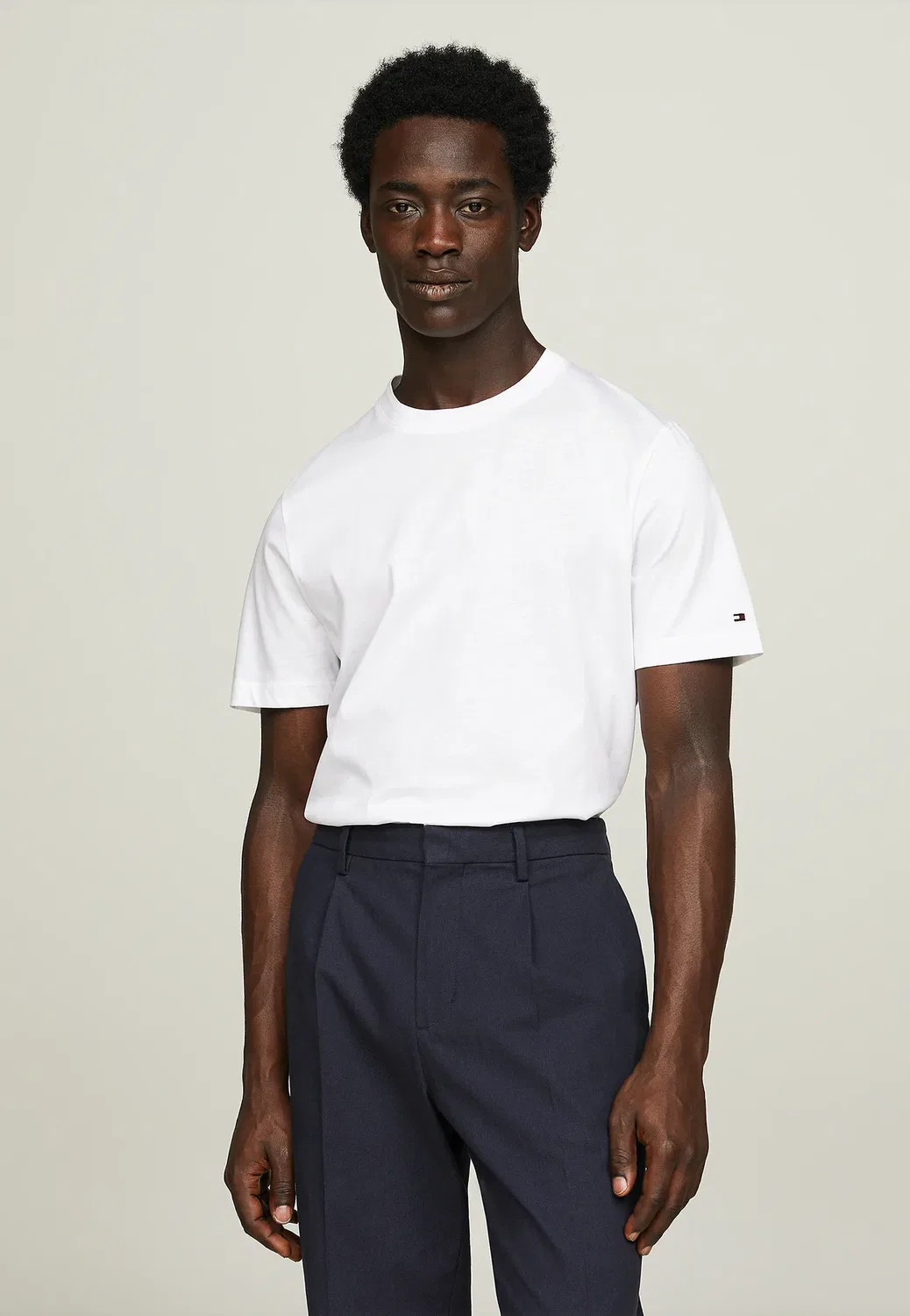 Мерсеризованная - базовая футболка Tommy Hilfiger, White