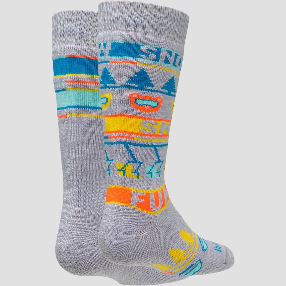Детские носки для мальчиков в 2-комплекте Ski Merino Sock Bridgedale, серый — фото 4
