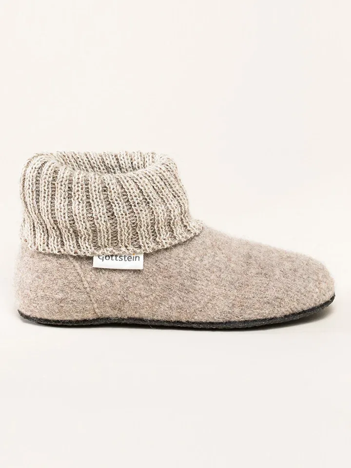 Домашние тапочки в бежевом цвете Alpine Boot Kitz-Pichler, бежевый