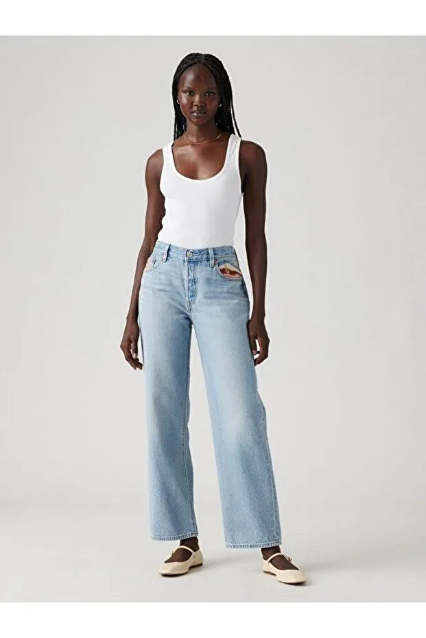 Женские джинсы скинни Levi'S, Med Indigo - Worn In