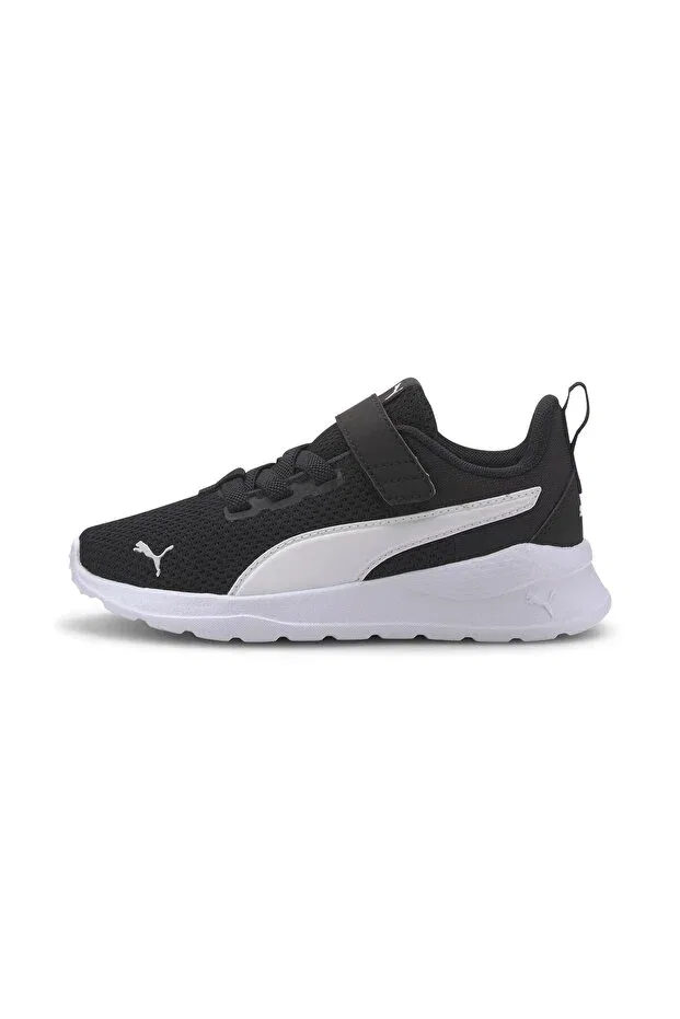 Детские кроссовки для девочек с липучкой Anzarun Lite Ac+ Ps Puma, Black — фото 3
