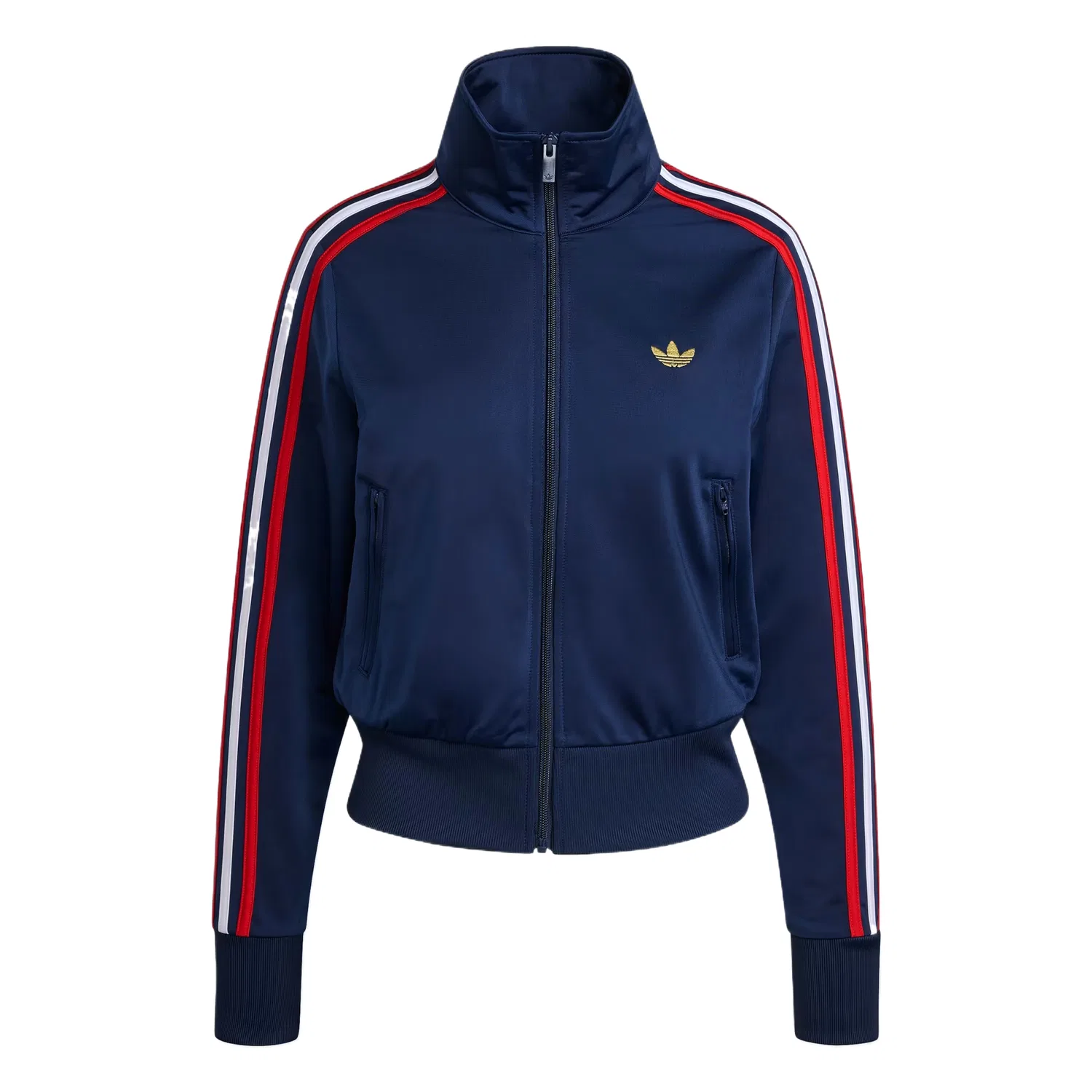 Женский свитшот с длинным рукавом Firebird Classic Track Top Adidas Originals, Midnight Indigo/Scarlet/White