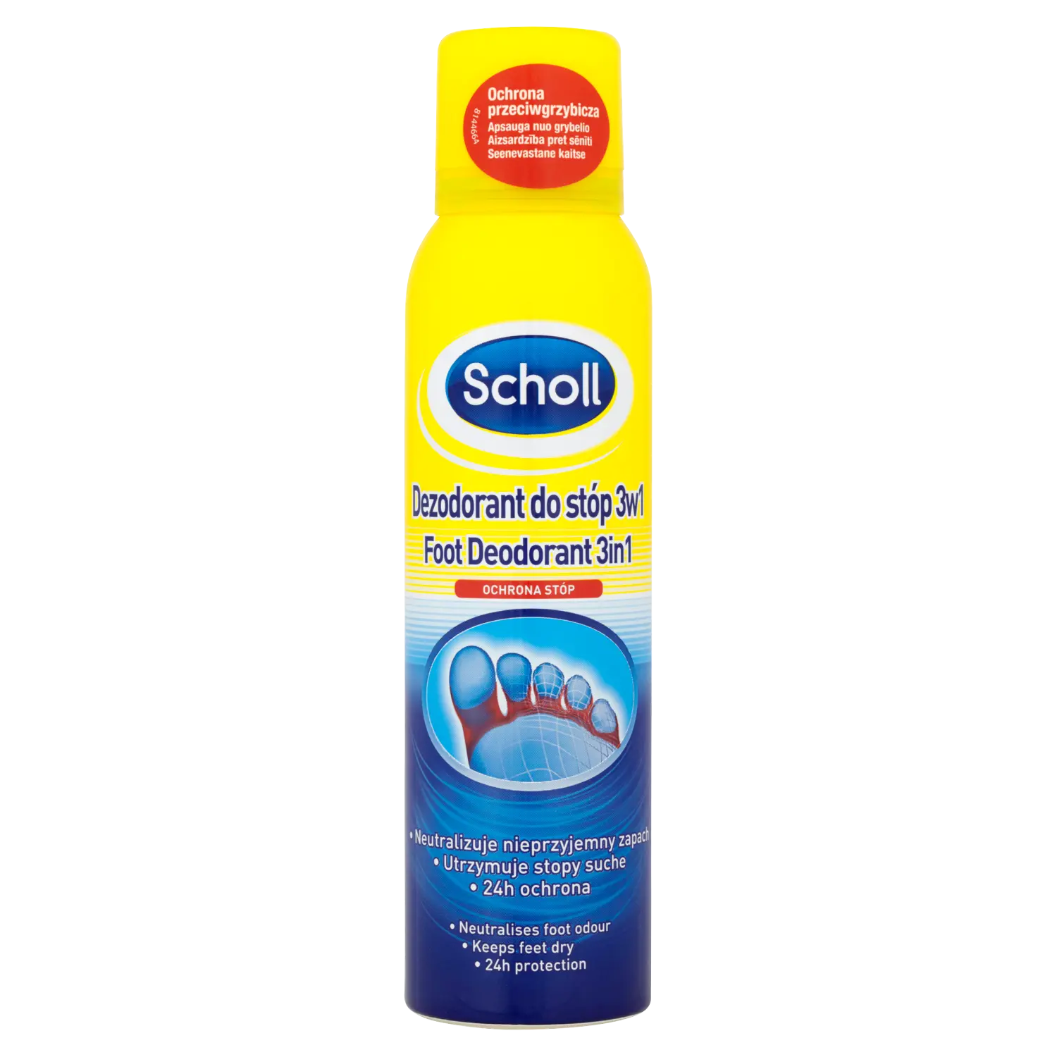 

Scholl защитный дезодорант для ног, 150 мл
