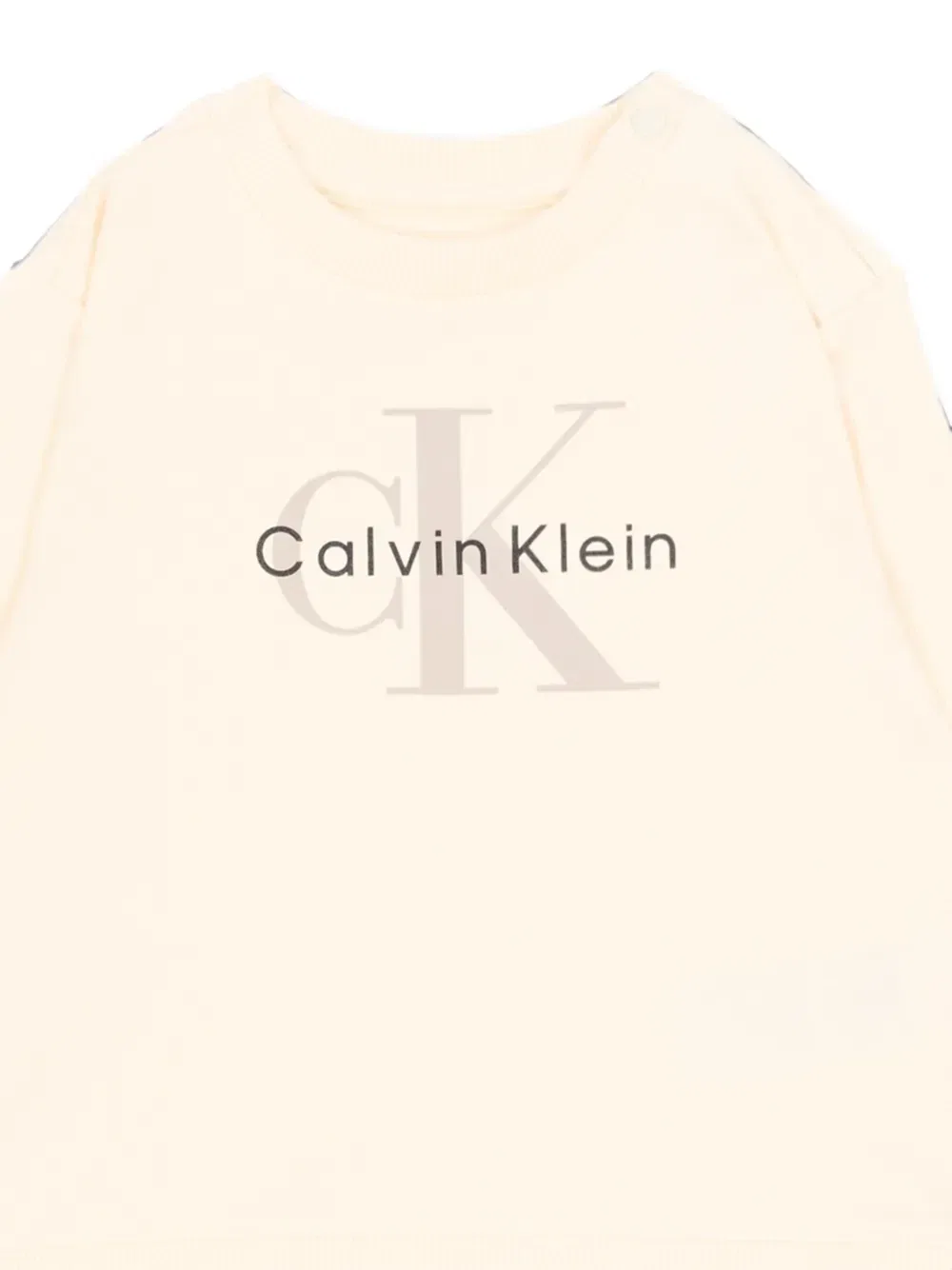 Спортивный костюм с логотипом Calvin Klein Kids, бежевый — фото 3