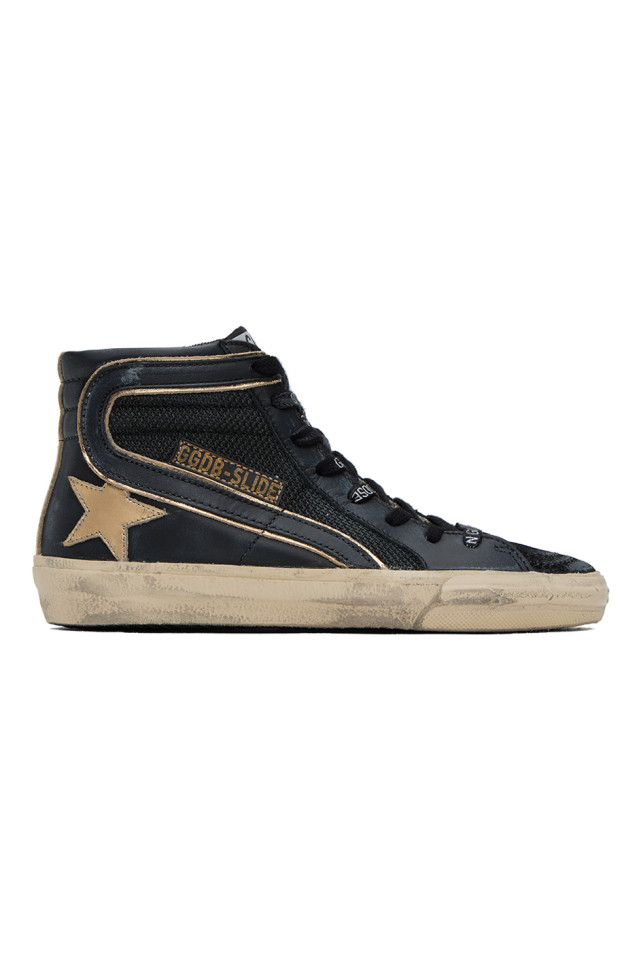эксклюзивные черные слайдеры Ssense Golden Goose, черный