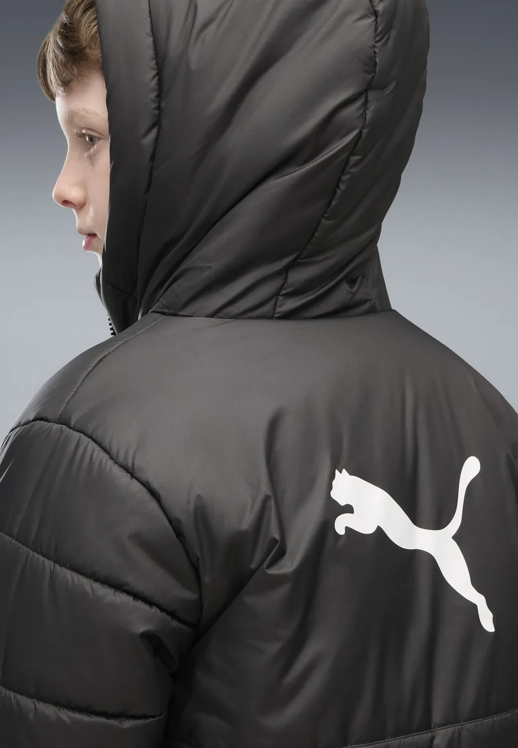 Essentials hd полупрозрачная, изоляционная куртка унисекс - зимнее пальто Puma, Black — фото 4